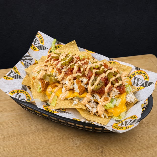 Burnie's Chicken Nachos.