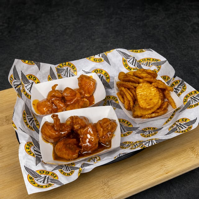 10 Wings Boneless Value Meal.