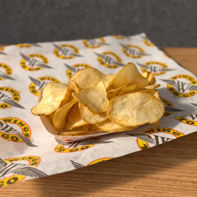 Regular Burnie's Fried Chips.
